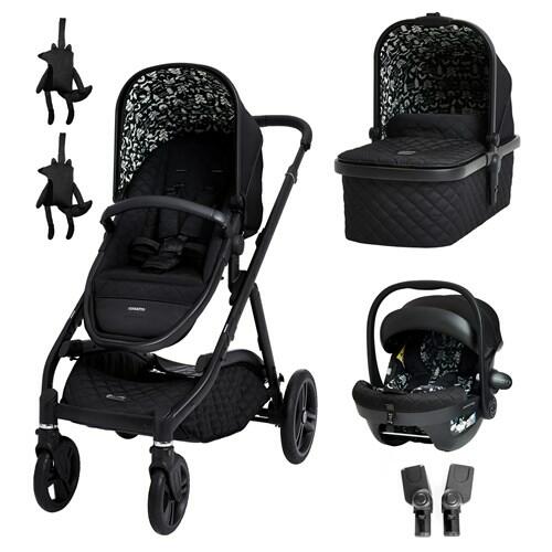 Cosatto Wow XL 3 in 1 Travel System i-Size Car Seat Bundle - Silhouette-0
