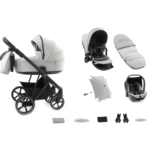 Babystyle Prestige Vogue Flint 3 in 1 Travel System With Car Seat-0