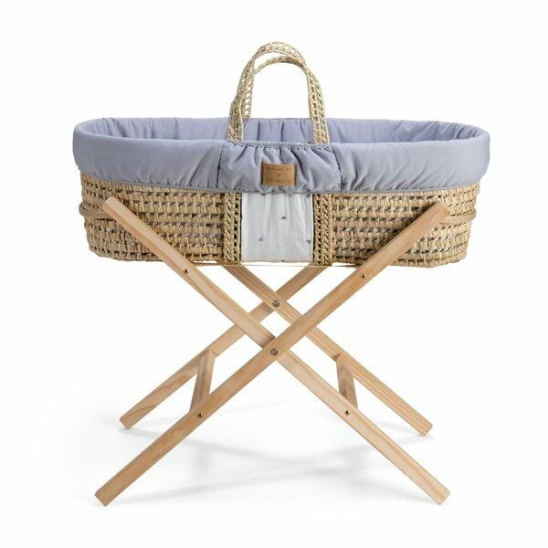 Lullaby Hearts Moses Basket with Stand-3