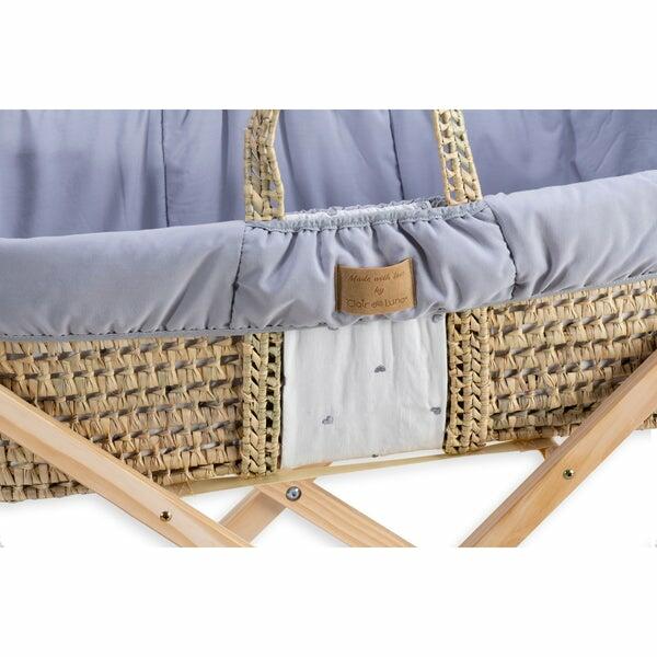 Lullaby Hearts Moses Basket with Stand-4