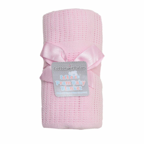 Cellular Pink Baby Blanket-0