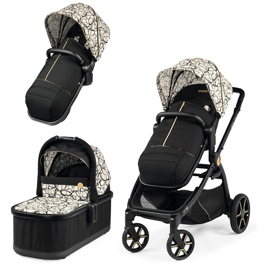 Peg Perego Double Ypsi Stroller - Graphic Gold-0