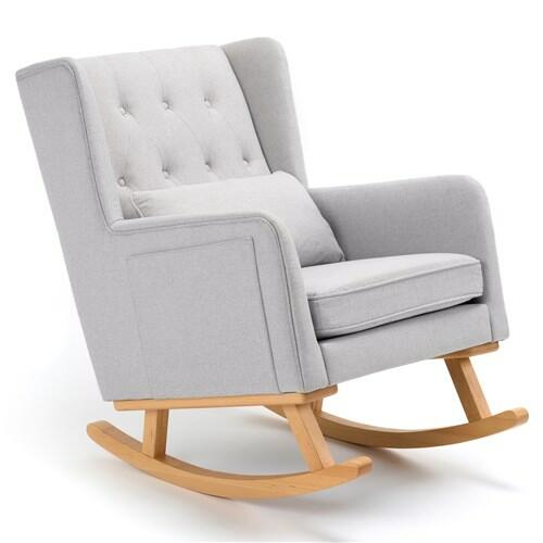 Babymore Lux Grey Nursery Chair-0