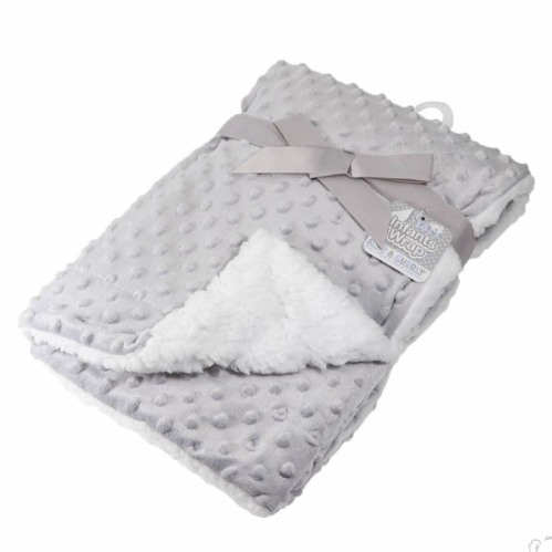 Baby Super Soft Bubble Blanket in Grey-0