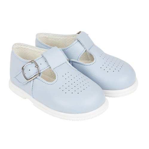 Hard soled Baypod sky blue T bar shoes-0