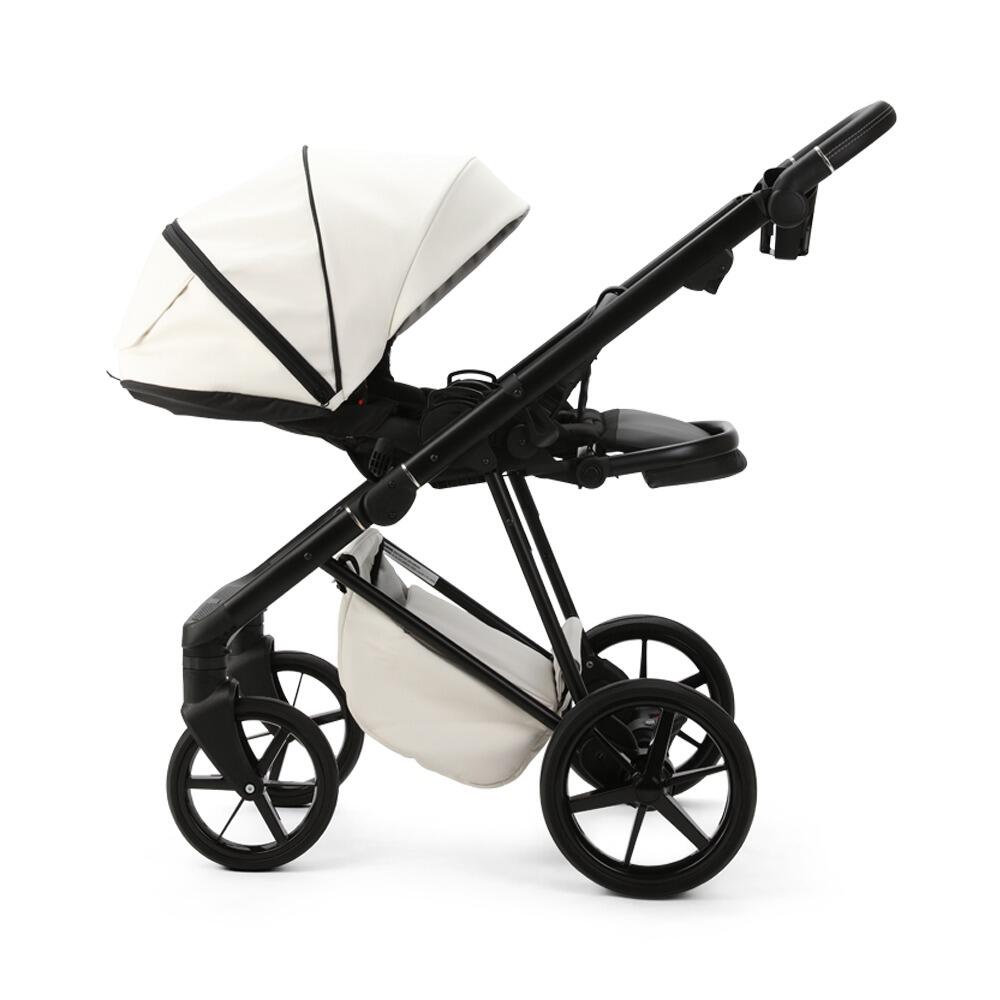 Mee-Go Milano Evo pushchair - Pearl White side view-7