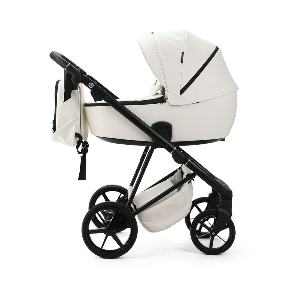 Mee-Go Milano Evo carrycot side  - Pearl White-5