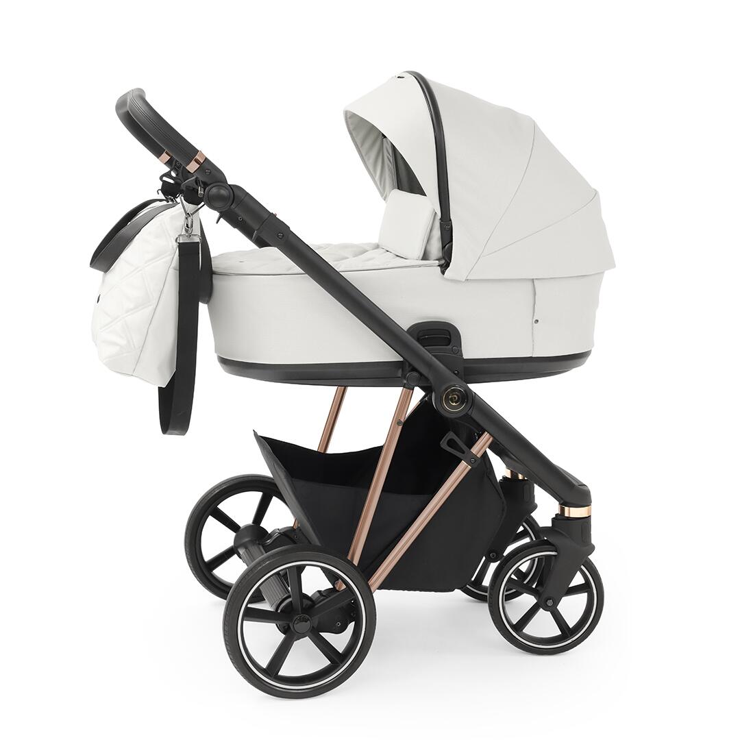 Prestige Vogue Ivory 3 in 1 Travel System With Car Seat-1