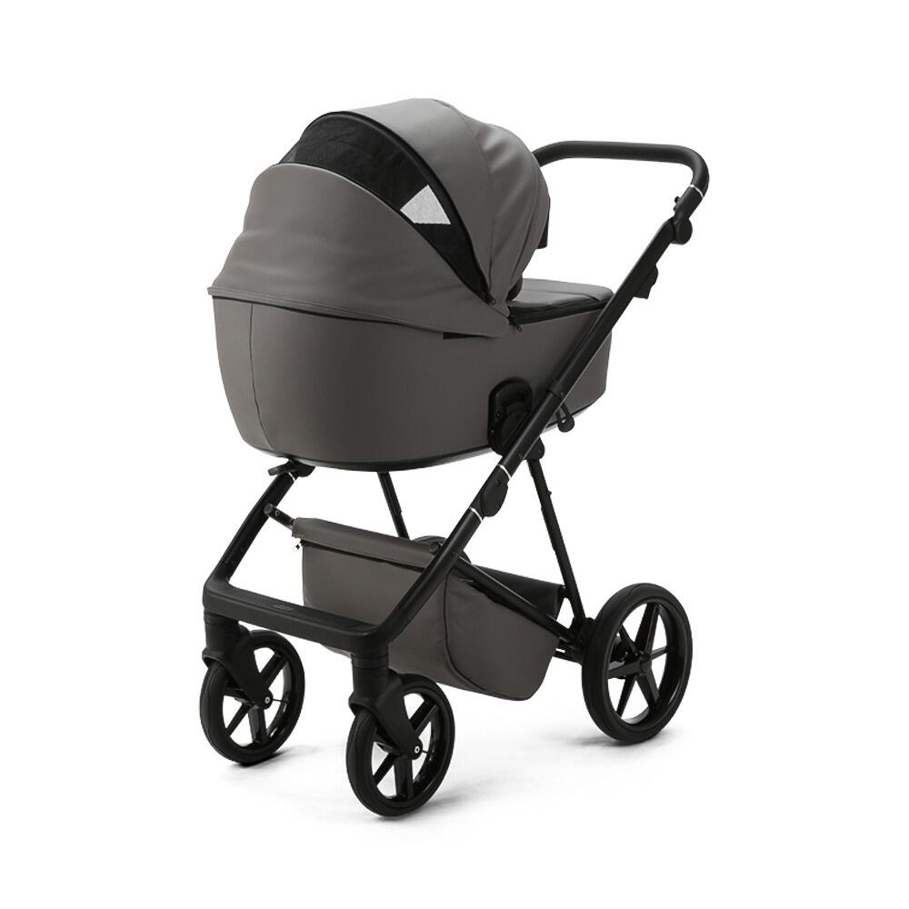 Mee-Go Milano Evo 3 in 1 Travel System- Eco Leatherette Slate Grey-7