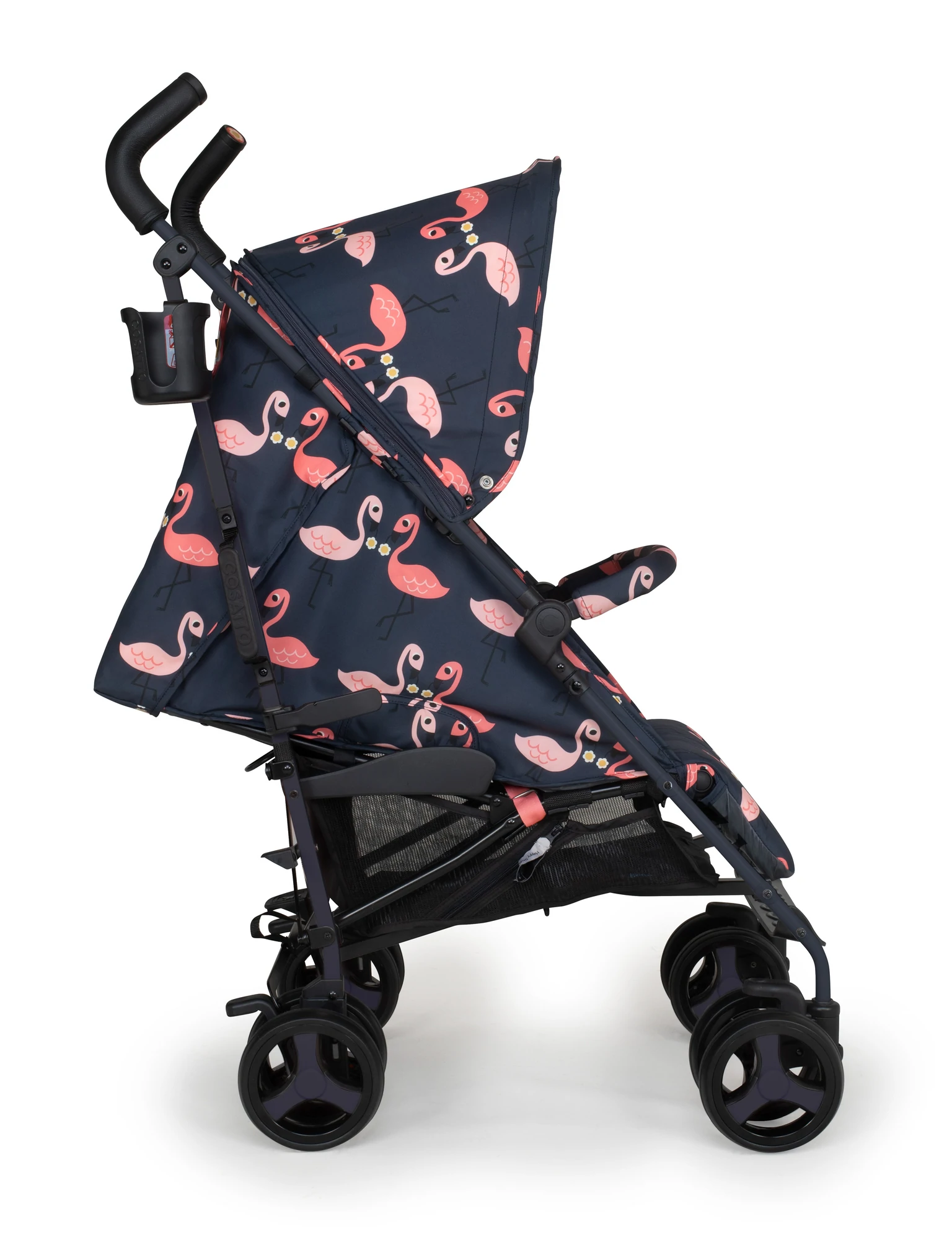 Cosatto Stroller Supa 3 Pretty Flamingo + Footmuff & Rain Cover-3