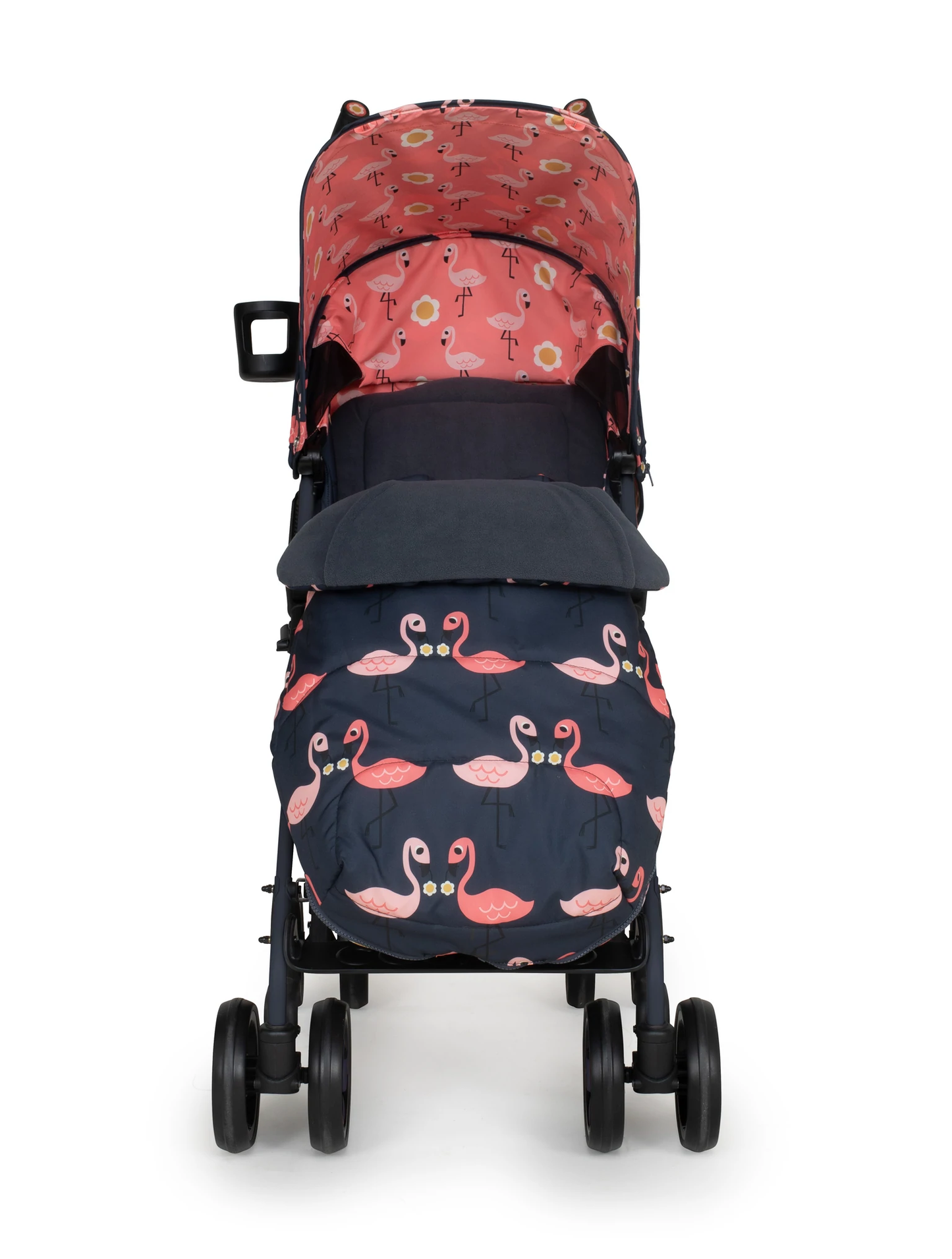 Cosatto Stroller Supa 3 Pretty Flamingo + Footmuff & Rain Cover-4