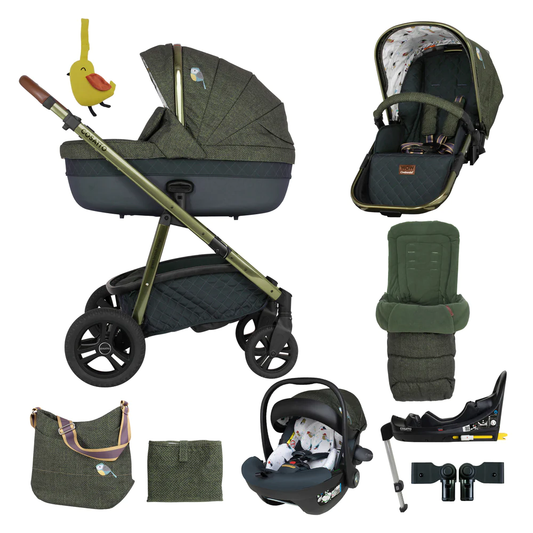 Cosatto Wow Continental 3 in 1 Travel System Everything Bundle - Bureau-0